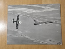 LARGE QUALITY AIRCRAFT PHOTO MIRAGE 2000-02  & LIGHT AIRCRAFT F-GAUC 24x18cm #2