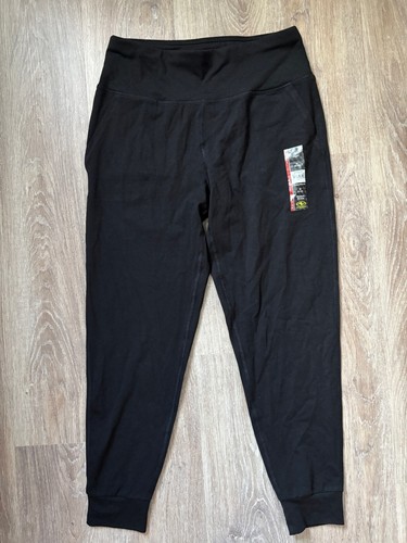 Athletic Works Women's Black Moisture Wicking Joggers size 8-10