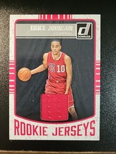 Brice Johnson 2016-17 Panini Donruss Rookie Jerseys Jersey Card #51 LA Clippers. rookie card picture
