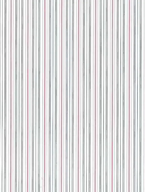 Gray Pink Striped Wallpaper Ralph Lauren White LCW29336 Double Rolls - Image 2 of 2