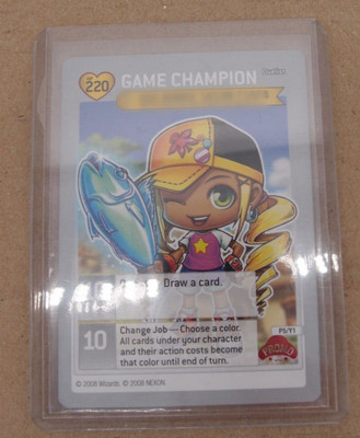 Maplestory iTCG Set 4: NPC Heroes Game Champion Stamped Promo Silver P5/Y1