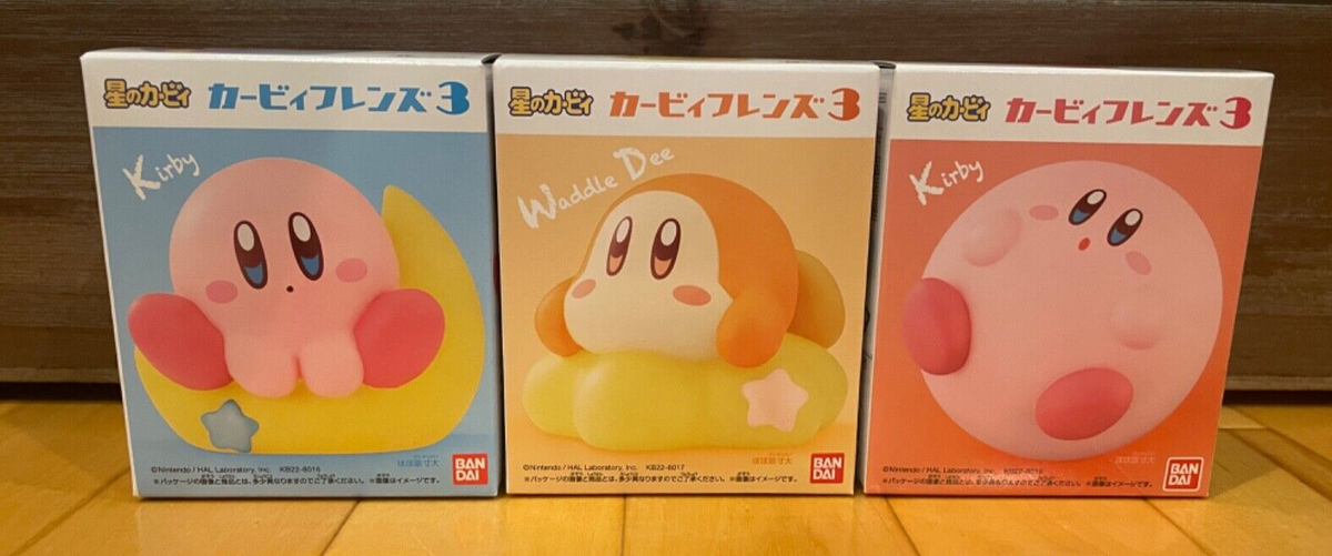 New Bandai Shokugan Kirby Friends 3 Dream Land Vinyl Mini Figure 
