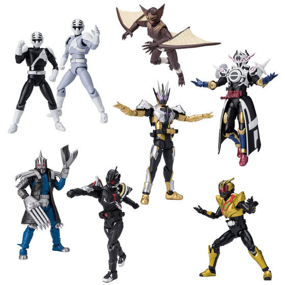 Bandai Shokugan Shodo-O Kamen Rider Wave9 Mini Action