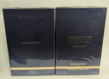 LOT OF 2 BOUCHERON PARIS POUR HOMME DE TOILETTE SPRAY 3.3fl oz NEW IN BOX SEALED
