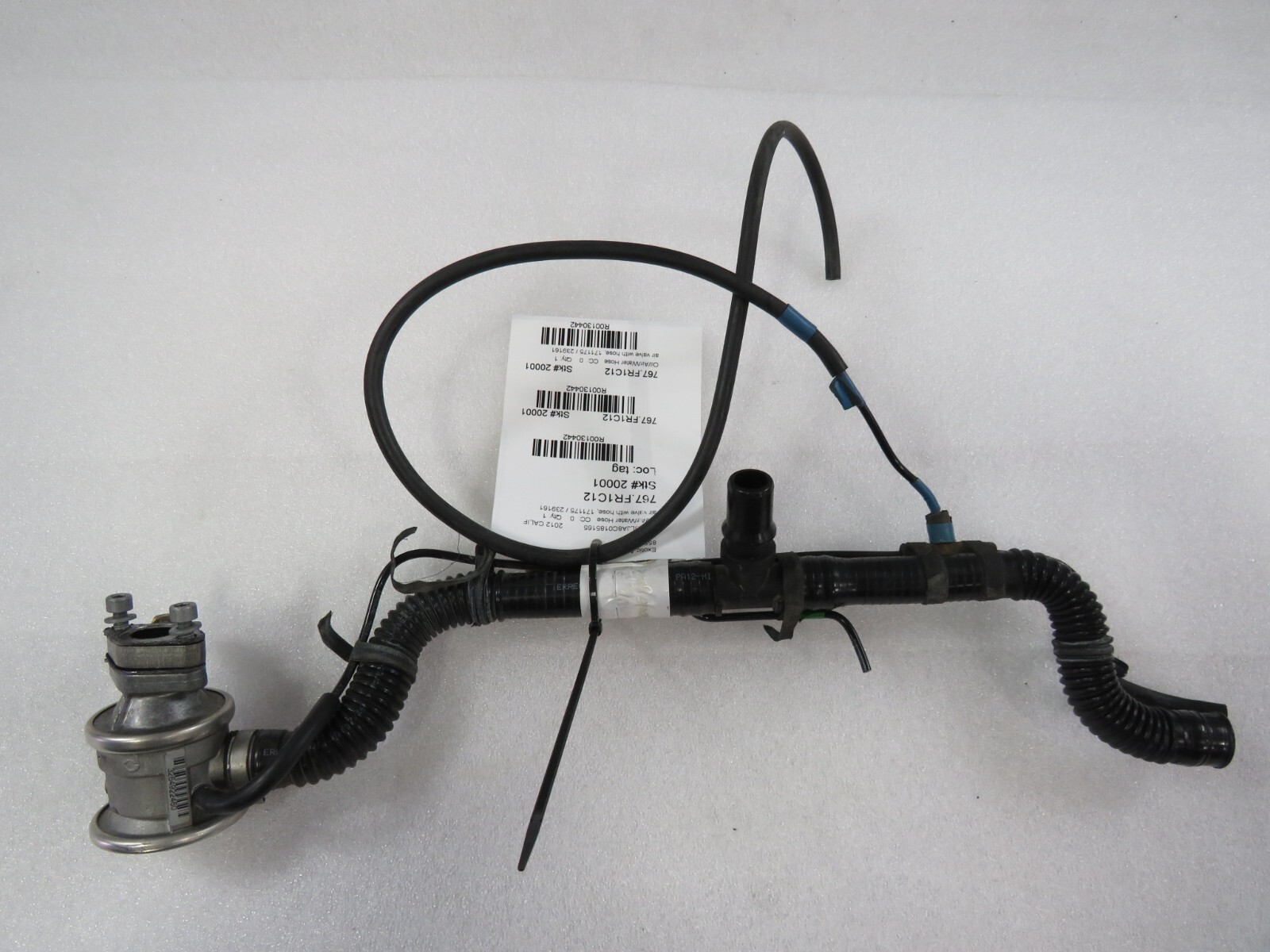 Ferrari California, 360, Secondary Air Hose w/Valves, Used, P/N 239161 171175