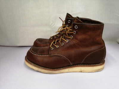 Red Wing Boots 8876 Leather Brown Lace Up Boots Size 7.5E | eBay