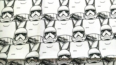 Star Wars Stormtrooper Fat Quarter Cotton Fabric 21 x 18 Lucasfilm