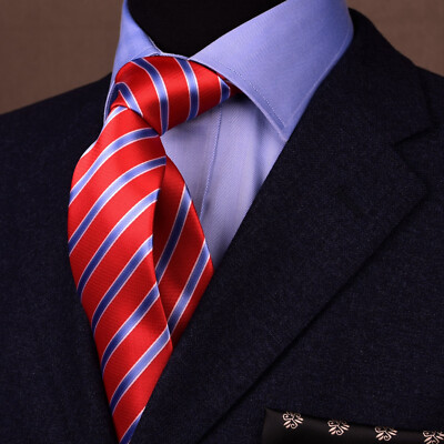 open lace back dress Tie Set, Red/White/Blue Check #cc30, 100% Cotton Men's Monogrammed Cus –  CustomCut NYC main image 0