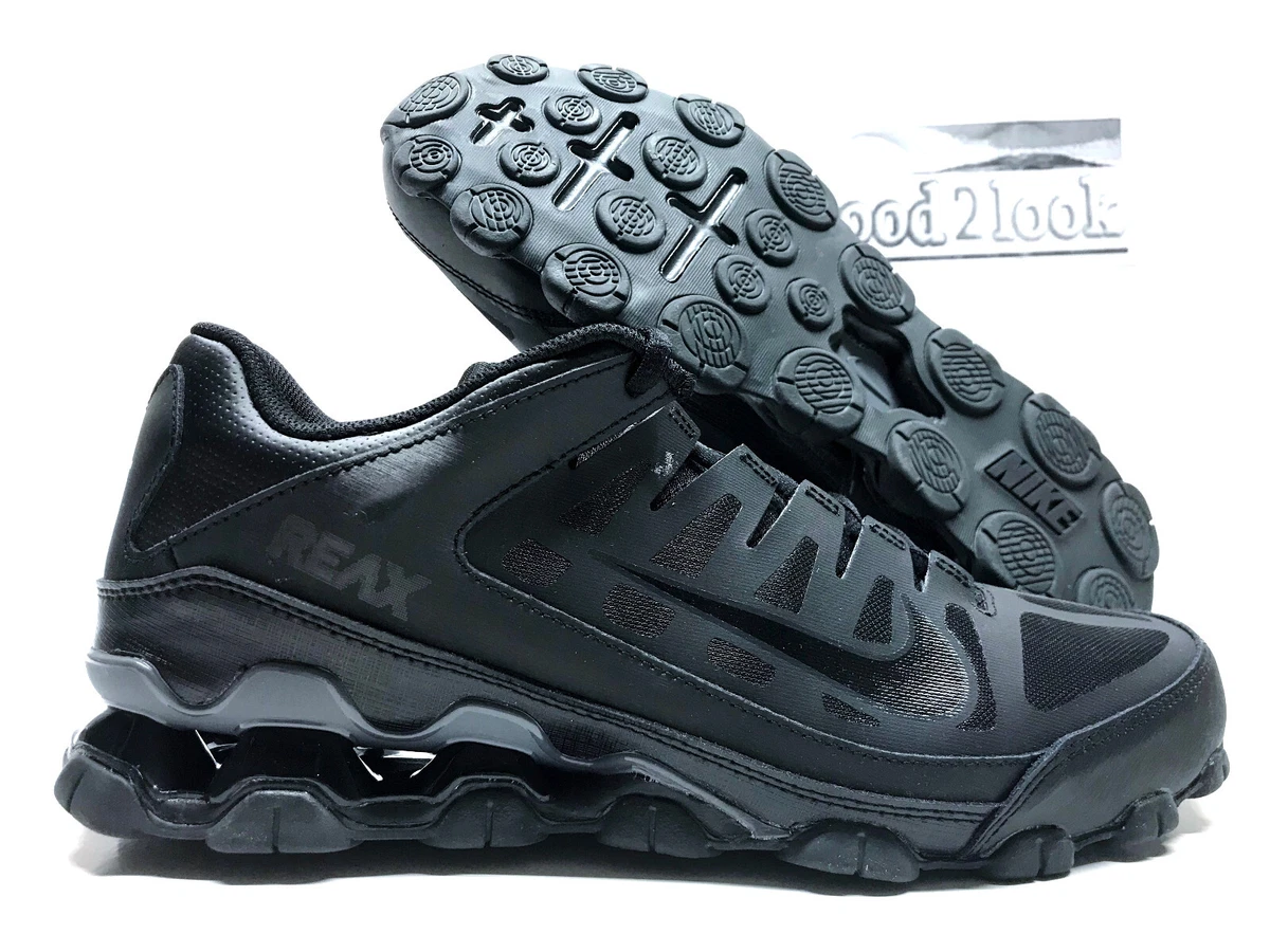 NIKE REAX 8 TR MESH BLACK BLACK ANTHRACITE SIZE MEN S 10 621716