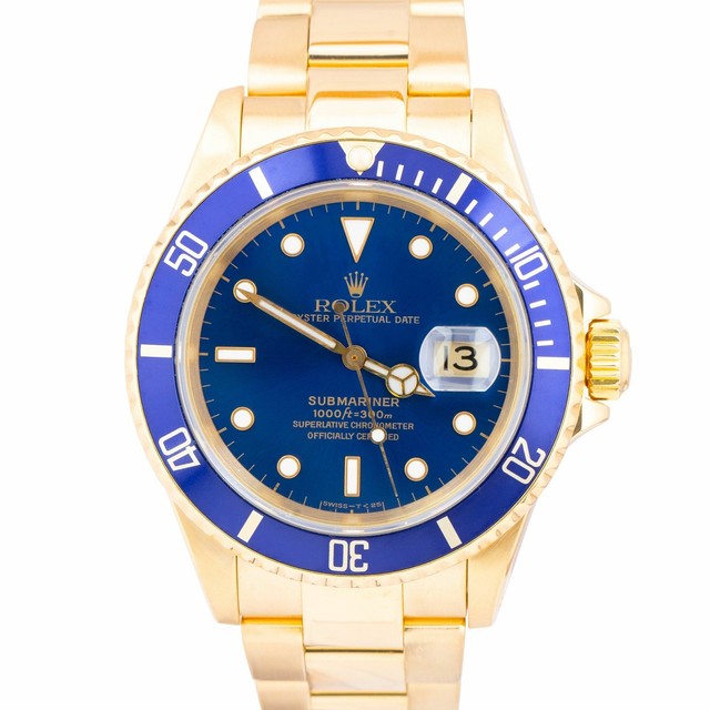 Rolex Submariner Blue Men's Watch 