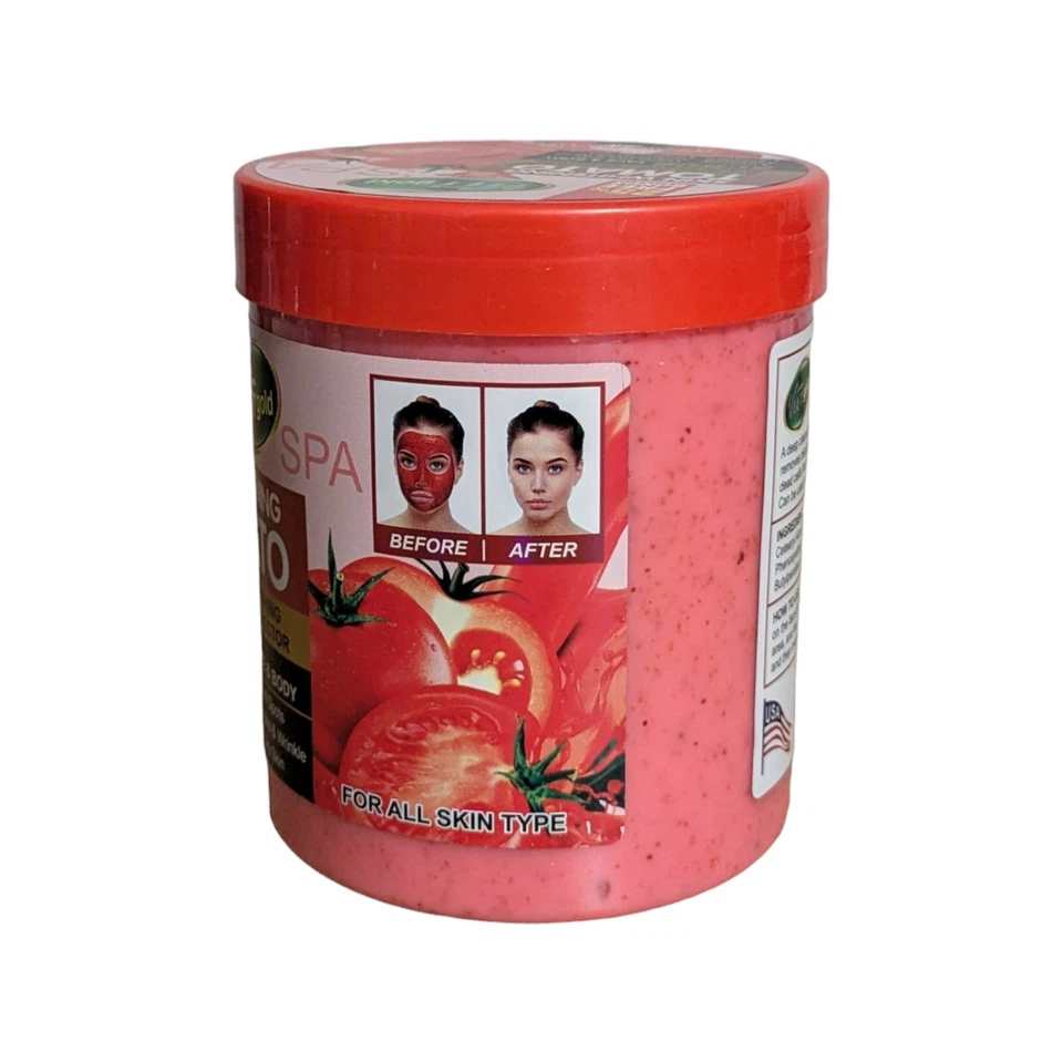 Veet Gold Skin Whitening Tomato Face and Body Scrub 500g - Image 2 of 4