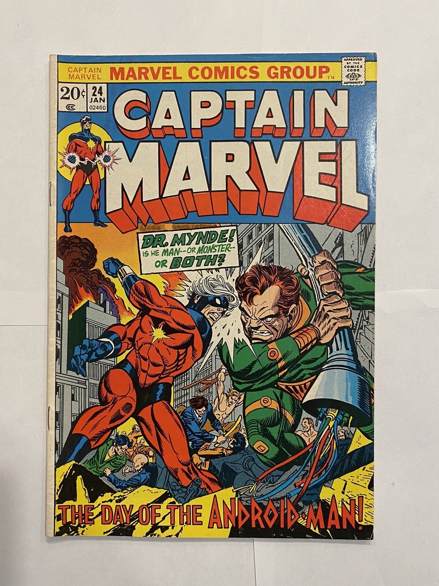 CAPTAIN MARVEL #24 DR. LEONARD MYNDE APPEARANCE MARVEL COMICS 1973