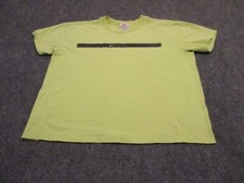 Vintage Nike Shirt Men's Extra Large Green Cotton Short Sleeve USA Made*