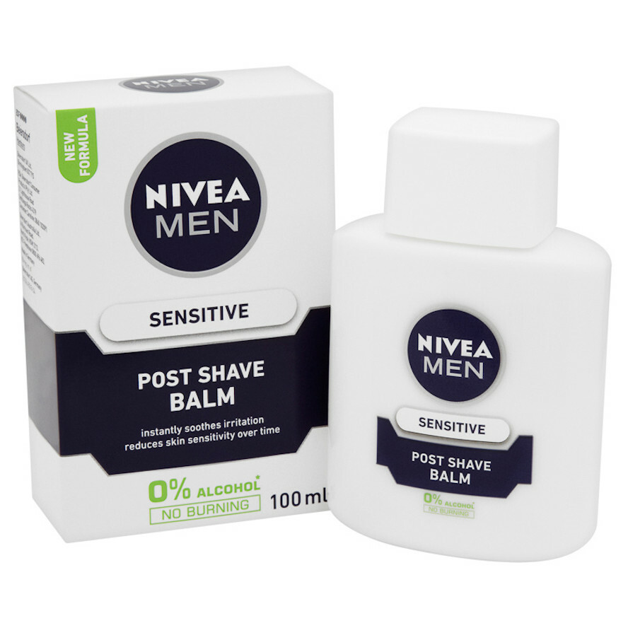 Nivea Men Sensitive Post Shave Balm 100 ml No Alcohol