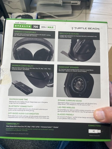 Turtle Beach Stealth 700 Gen 2 MAX Over the Ear Headset -black tested - Picture 4 of 4