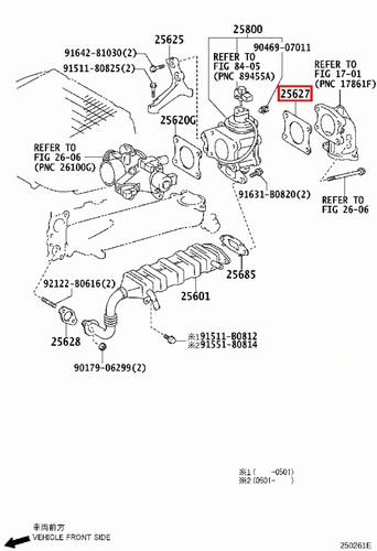 Genuine Toyota Prado 150 120 90 Series KDJ 1KD 3.0 Diesel EGR Valve Gasket - Picture 8 of 20