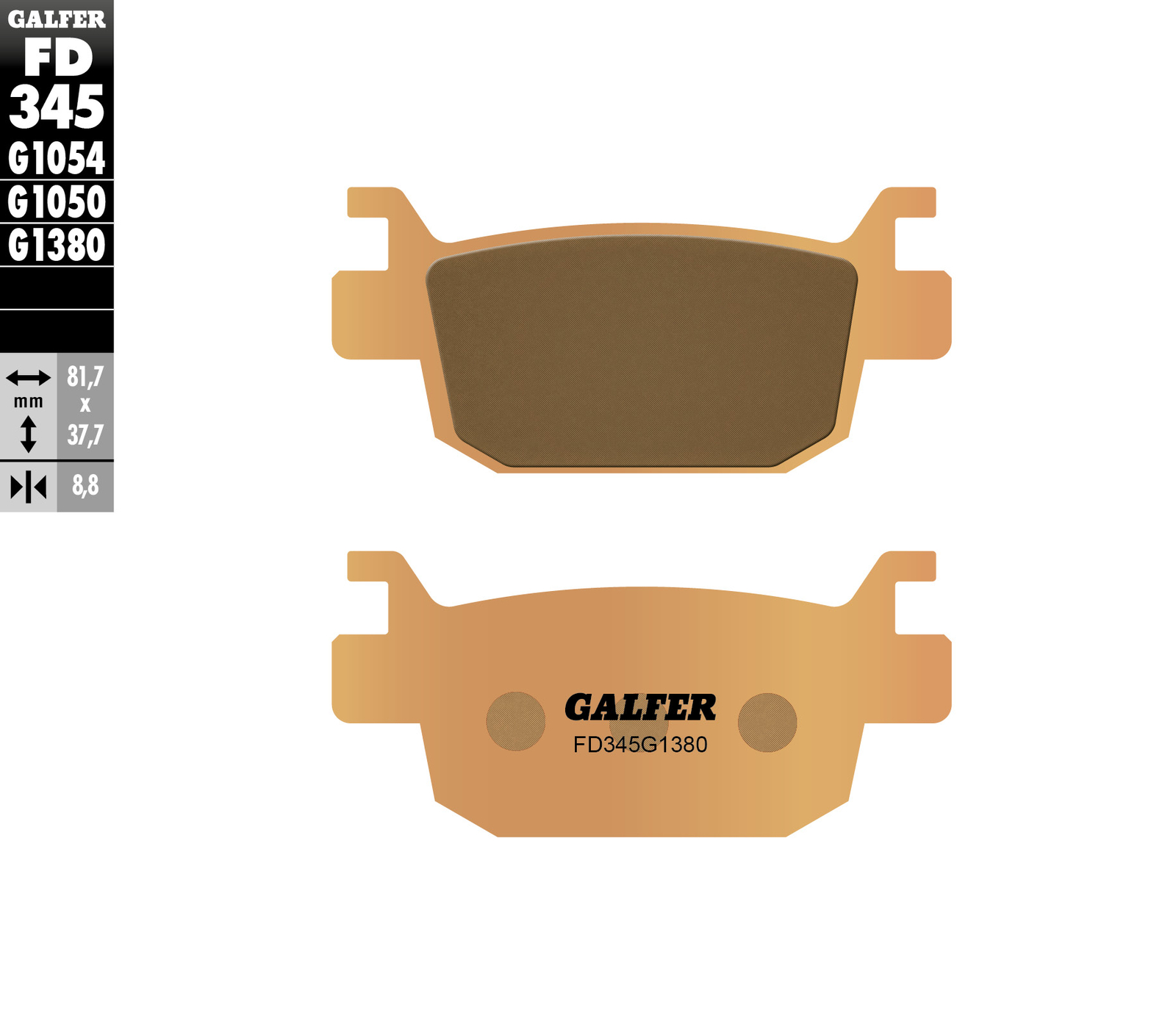 Plaquettes de frein KH415 scooter pour stopper les sifflements au freinage