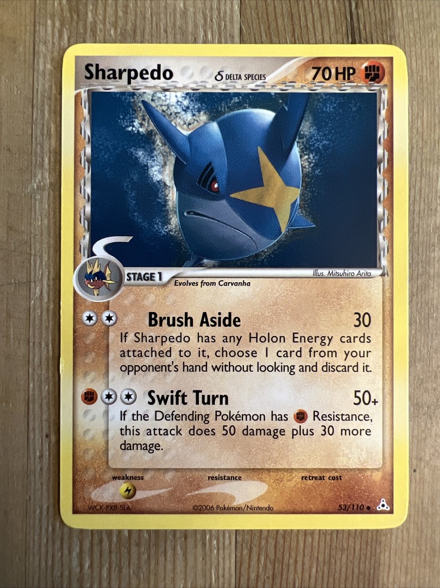 SHARPEDO 53/110 サメハダー 英語版ポケットモンスター Sharpedo - 53/110 - Uncommon LP, English Pokemon EX Holon Phantoms
