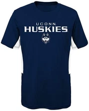 NCAA Connecticut Huskies Youth Boys "Mainframe" Short sleeve Performance Tee, L