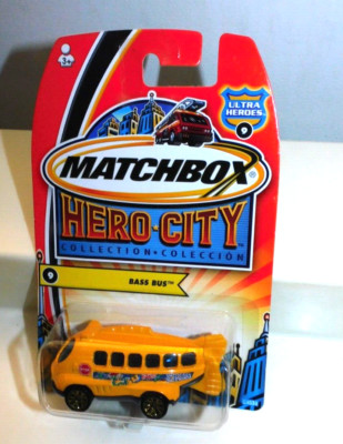 MATCHBOX 2003 HERO CITY #9 BASS BUS