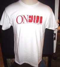 NEW O'Neill men sz Large L short sleeve t shirt white with red Logo VANTAGE