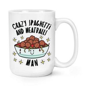 Gratuit Images Fou Spaghetti Et Meatballs Homme Stars 426ml Grand Tasse Drole actualisé salutations