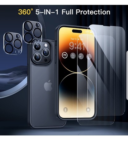 Quality Of Life Smartphone Schutz Hülle für iPhone 14 Pro Max Transparent NEU! - Bild 2 von 15