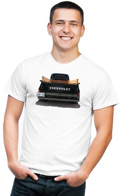 BSW Men's Custom Plate 1947 CHEV TRUCK CLASSIC AMERICAN Shirt