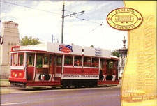 Bendigo Tramways No 19 Tram Postcard. Rail Victoria