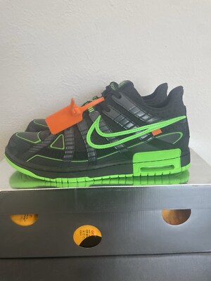 Size 13 - Nike Air Rubber Dunk x Off-White Low Green Strike