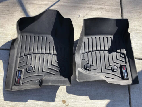 Weather Tech Floor Mats 00090T-2 00091T-2 /REV1 Left And Right Front - Picture 1 of 9