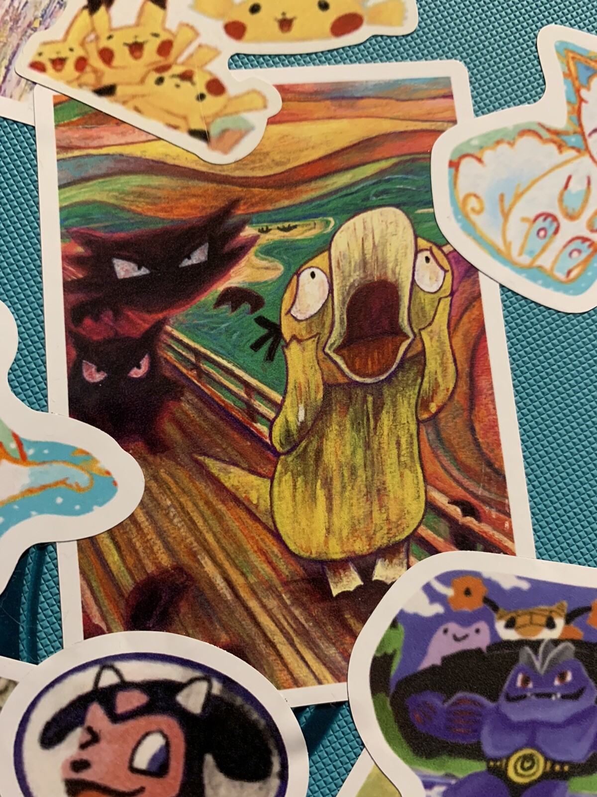 Munch Rowlet Pokemon Munch ROWLET STICKER Custom Vinyl Glossy Artwork | eBay