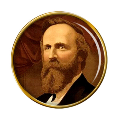 Präsident Rutherford Hayes Anstecker Abzeichen