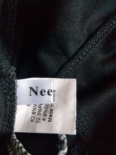 Neezeelee Damen Hose Größe 8 Schwarz Skinny Elastischer Bund Dehnbare Taschen - Bild 8 von 11