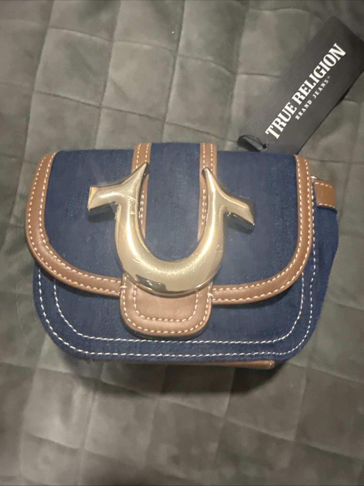 True Religion Women's Mini Crossbody Purse with Adjustable Shoulder Bag