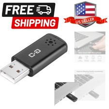 USB Microphone for Laptop and Desktop Computer, High Sensitivity for Clear Ca...