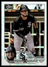2023 Topps Chrome Logofractor Lenyn Sosa Rookie Chicago White Sox #114