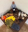GI Joe 1970s Sailor Figure With Misc Accessories