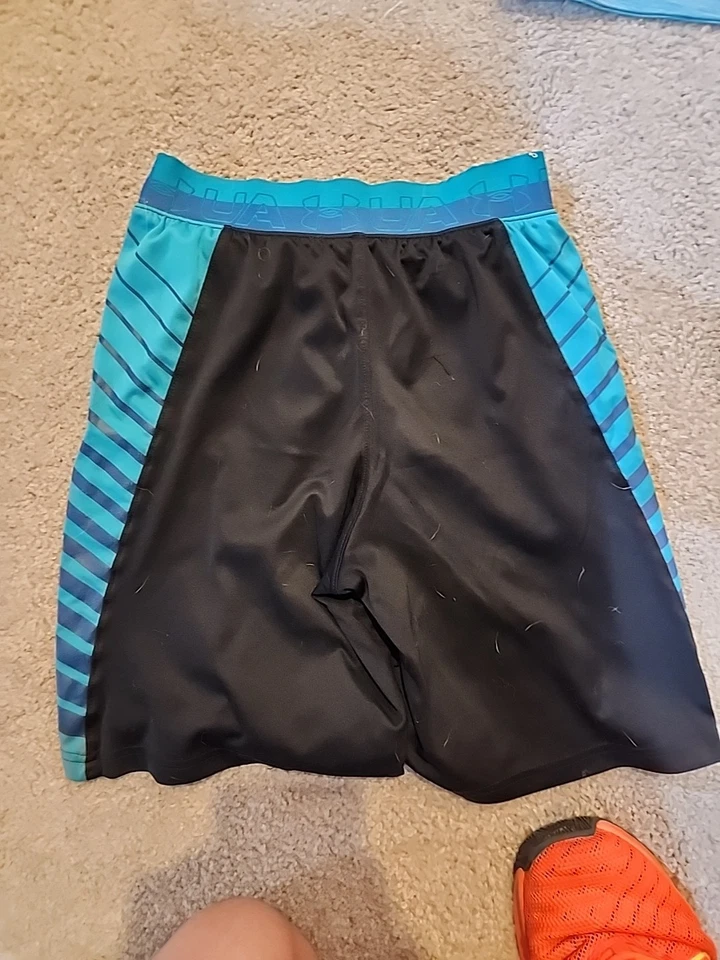 Underarmor Heatgear Shirt And Shorts Set Aqua Marine - Image 4 of 4
