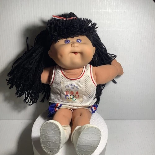 Cabbage Patch 1996 Olympics Olympi Kids Official USA Team Mascot Doll Vintage