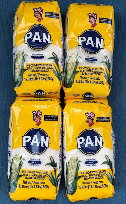 PAN Precooked White Corn Meal 4lbs 6.5ozs Total 5 packs