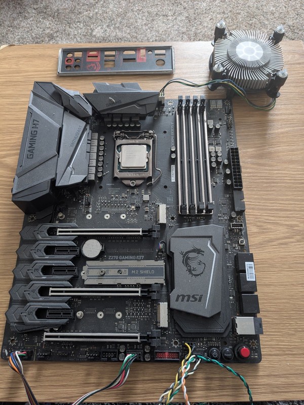 MSI Z270 Gaming M7 Motherboard with Intel Core i5-6600 3.3GHz CPU