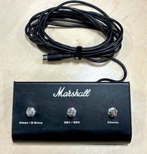 Canal amplificador guitarra Marshall PED803 Footswitch, OD1/OD2 y pedal de 3 interruptores Chorus
