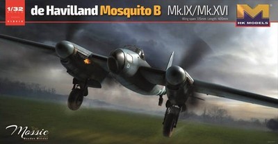 HK Models 01E016 - 1/32 de Havilland Mosquito Mk IX/XVI - Neu