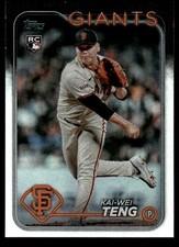 2024 Topps Update Rainbow Foil Kai-Wei Teng Rookie San Francisco Giants #US212