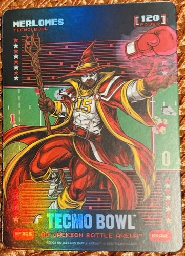 2026 Bo Jackson Battle Arena Tecmo Bowl Mahomes Battlefoil Brawl SSP Rare #BF303