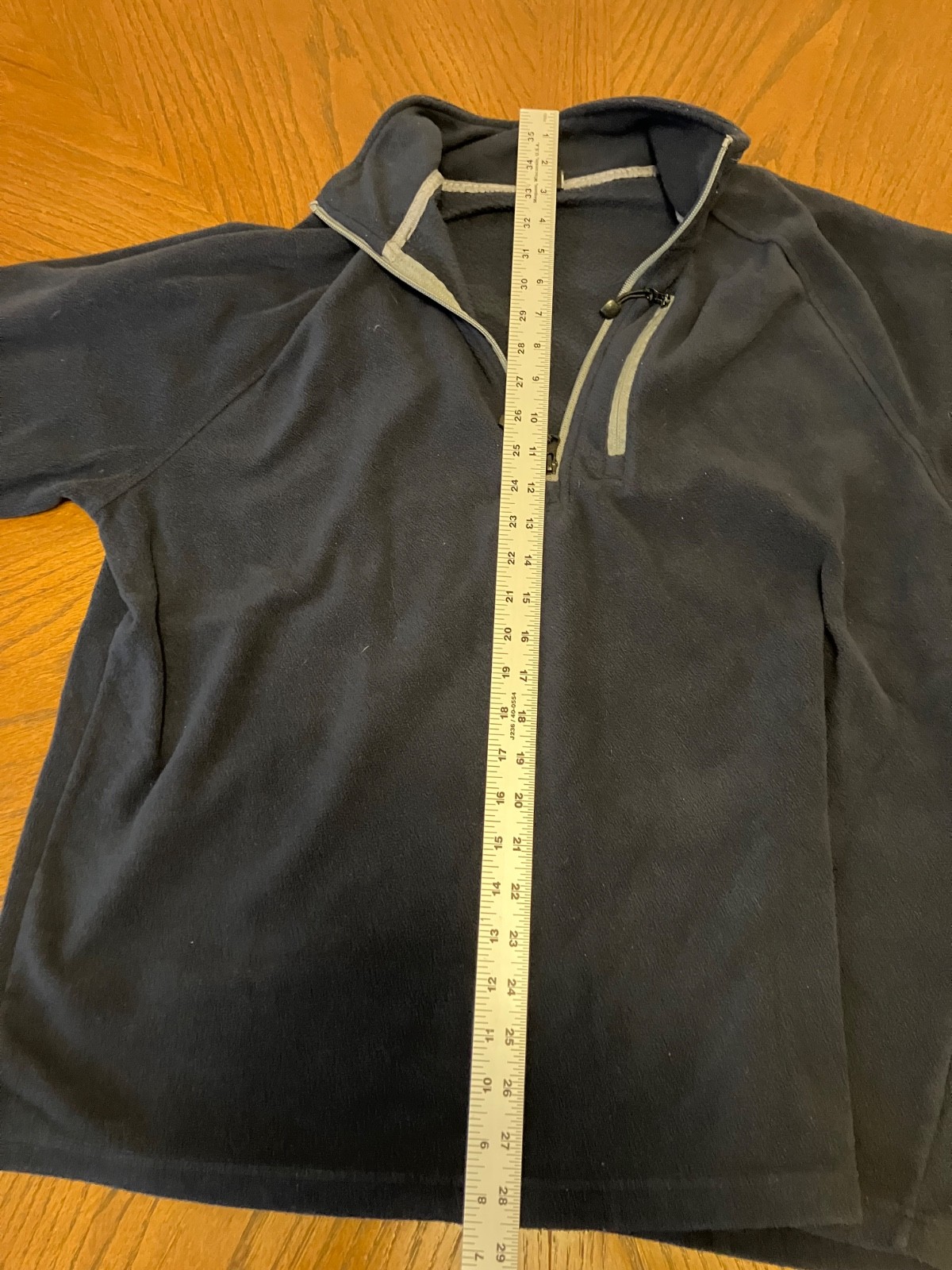 Starter Fleece Pullover 1/4 Zip Jacket Chest Pock… - image 3