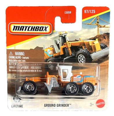 Matchbox Ground Grinder 97/125 2026 1:64 Modellauto Kinder Spielzeug Baustelle