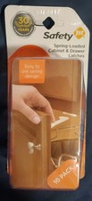 NIP Safety 1st Spring-Loaded Cabinet  Drawer Latches, 10 Pack,