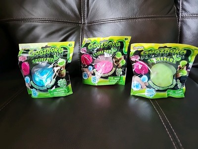 ?? CREATIVE KIDS CHOICE OF 1 BALL GOOZOOKA SQUEEZES SHAGGY BINGSU GLOW THE DARK